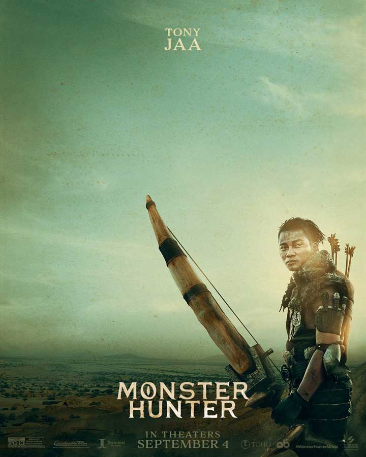 poster film monster hunter tony jaa