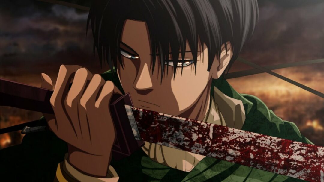 gambar karakter levi ackermann dari anime attack on titan