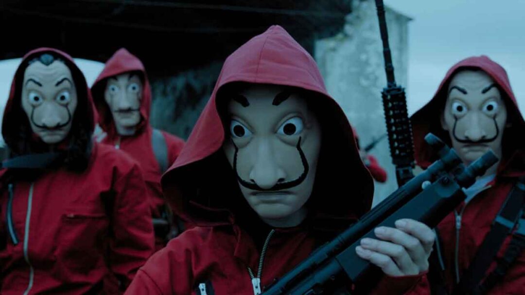 adegan money heist, salah satu serial netflix terbaik