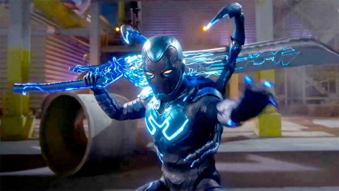 gambar superhero film blue beetle