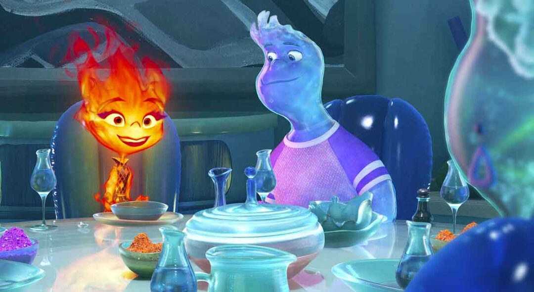 gambar tokoh ember dan wade di film elemental