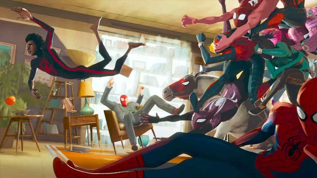 gambar adegan film spider-man across the spider-verse