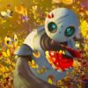 gambar adegan robot roz dari salah satu film kartun terbaru di tahun 2024 yang berjudul the wild robot