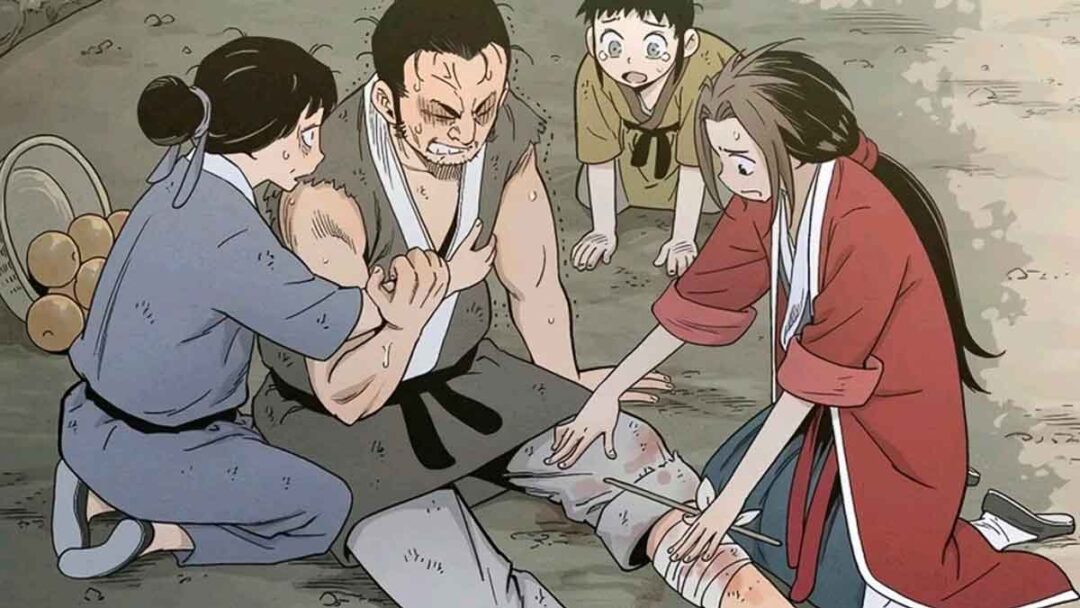 gambar hwabu menolong orang di komik I Reincarnated as a Legendary Surgeon