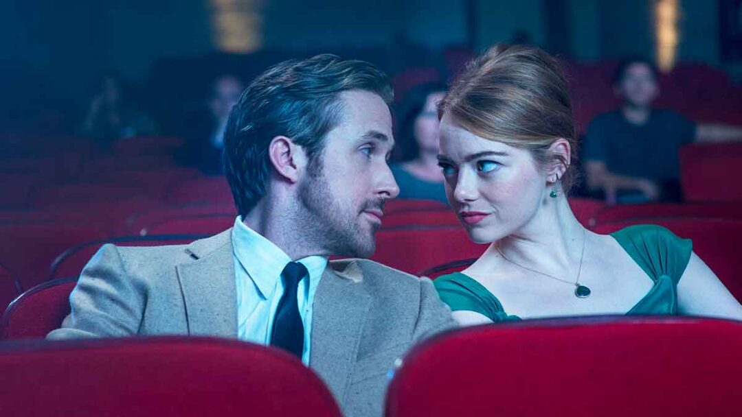 foto ryan gosling dan emma stone di film la la land