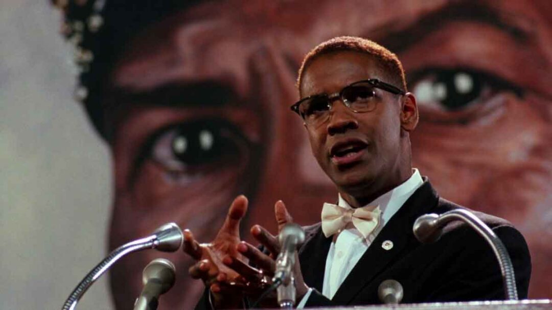 foto denzel washington di film malcolm x