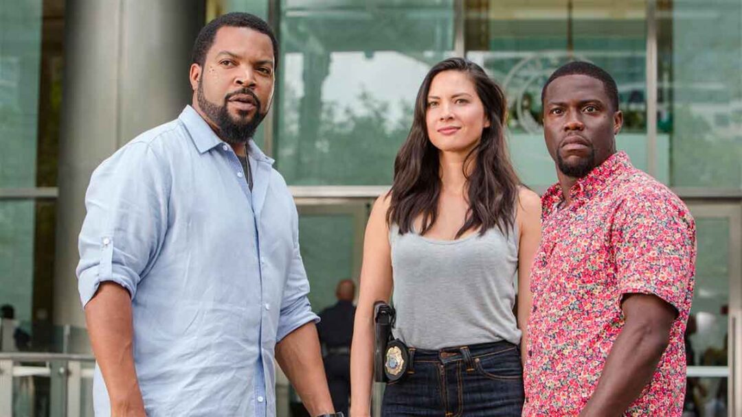 gambar ice cube, olivia munn, kevin hart di film ride along 2