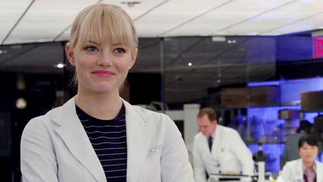 foto emma stone di film the amazing spiderman