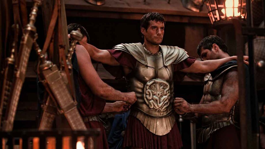 foto henry cavill di film immortals