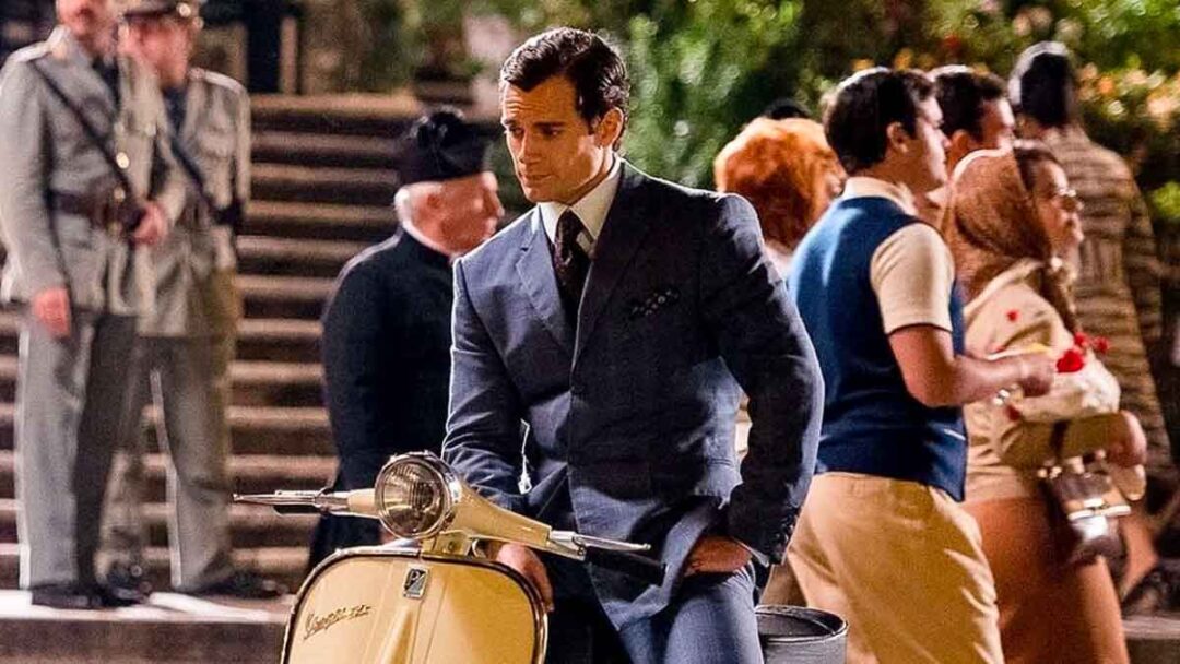 foto henry cavill di film the man from uncle