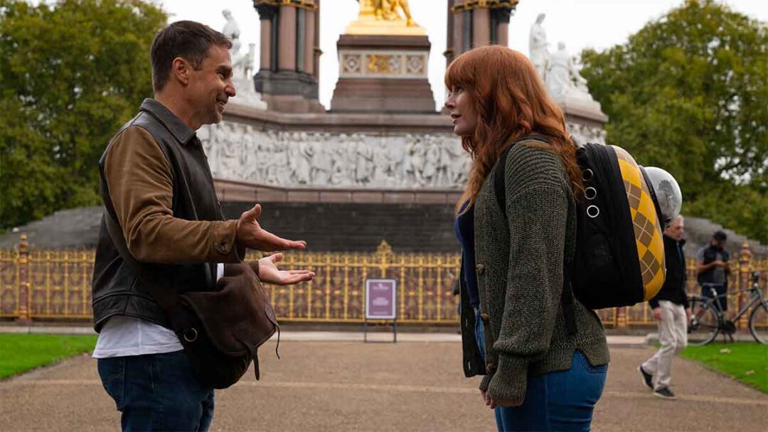 foto sam rockwell dan bryce dallas howard di film argylle