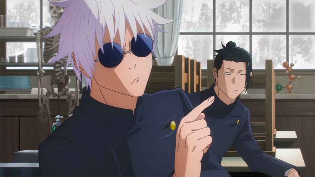 gambar satoru gojo dan suguru geto di episode hidden inventory anime jujutsu kaisen season 2