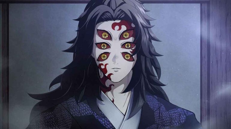 gambar karakter kokushibo, iblis upper moon 1 dari seri kimetsu no yaiba