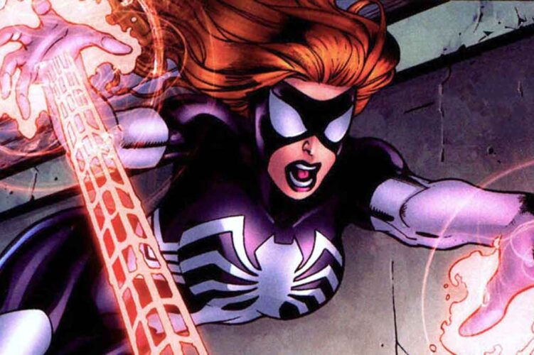 julia carpenter sebagai arachne