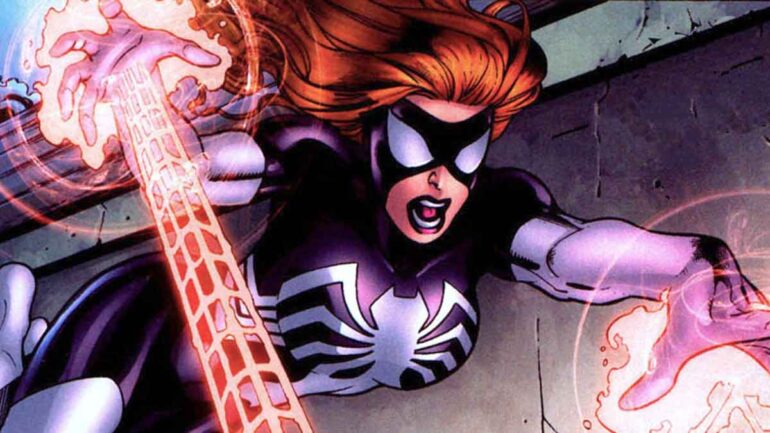 julia carpenter sebagai arachne