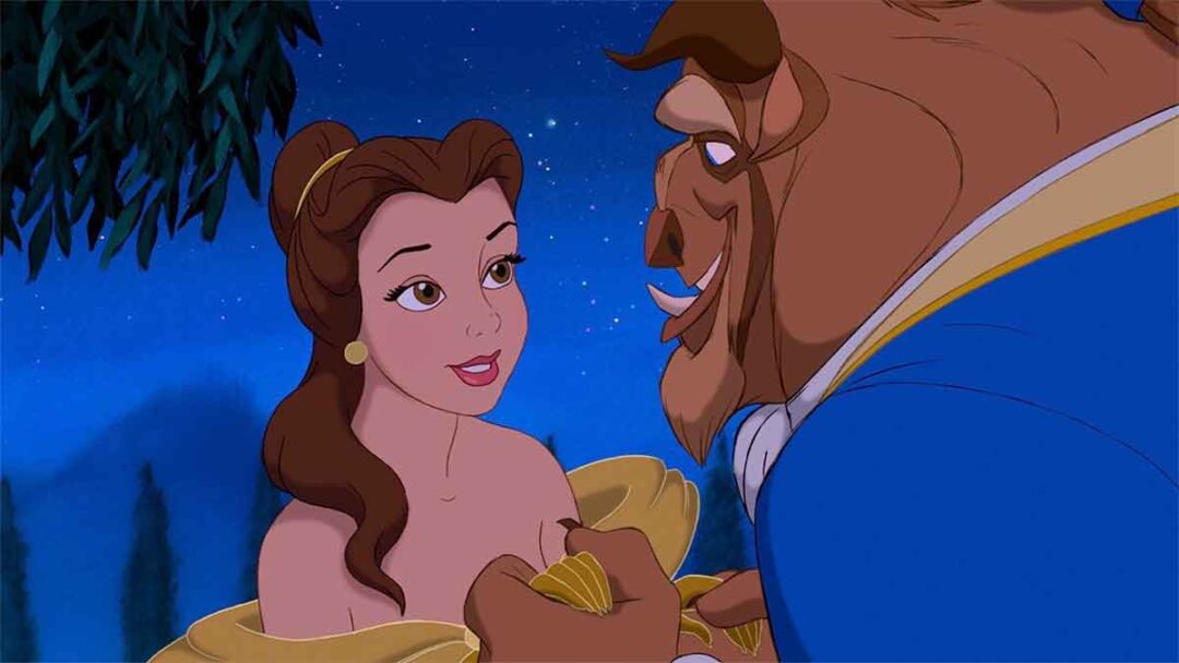 adegan di film disnet princess terbaik, beauty and the beast
