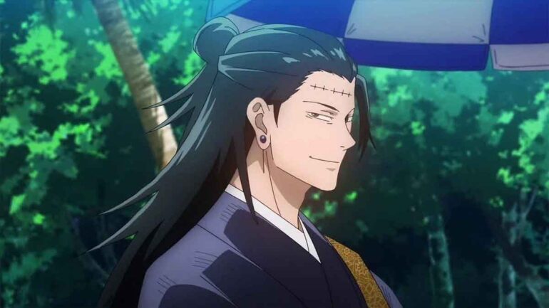 gambar kenjaku di tubuh suguru geto