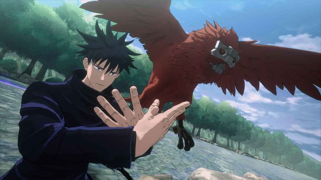 megumi memakai nue salah satu shikigami teknik sepuluh bayangan