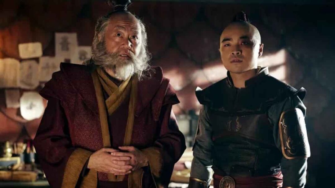 paman iroh dan zuko di serial avatar netflix