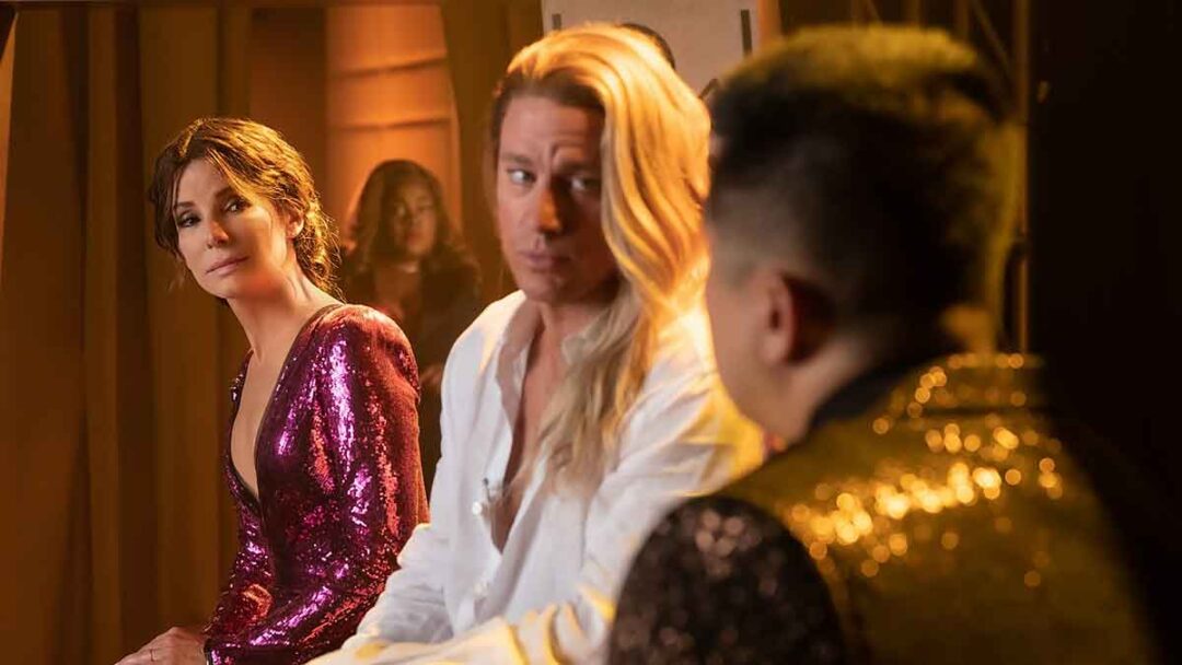 sandra bullock dan channing tatum di film the lost city