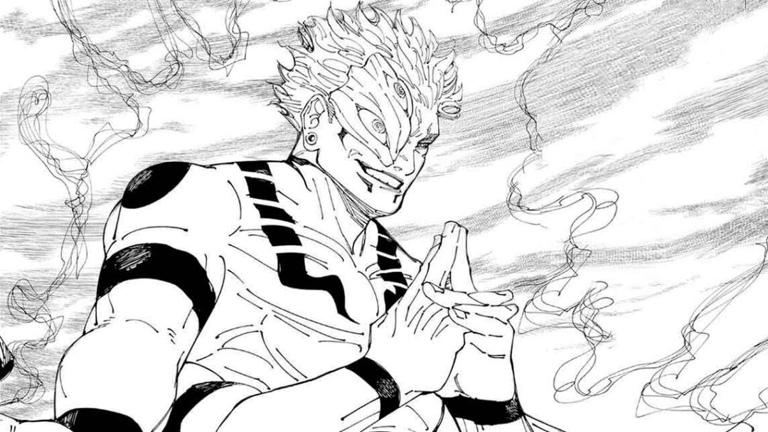 gambar karakter sukuna dari seri jujutsu kaisen