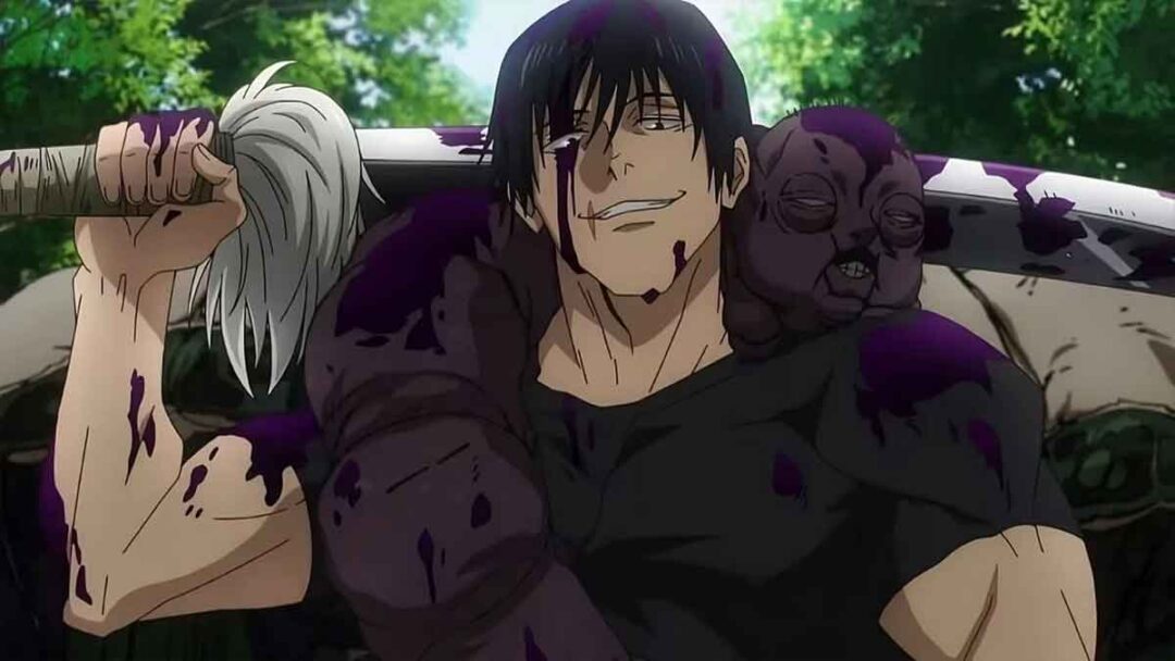 toji fushiguro membawa split soul katana