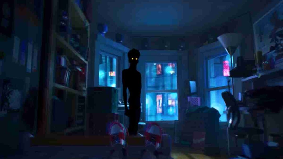 bayangan miles morales di film the spider within