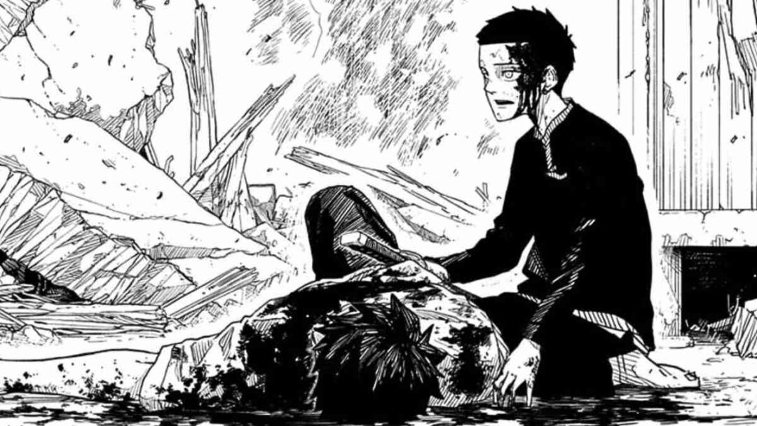 gambar rokuhira kushinige tewas di manga kagurabachi