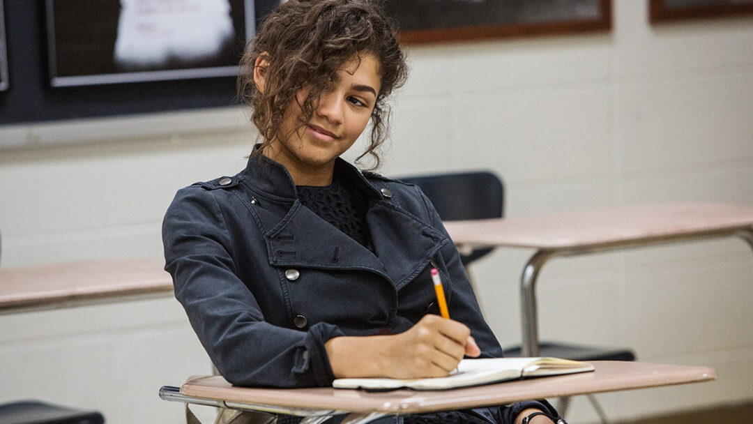 zendaya di film spiderman homecoming