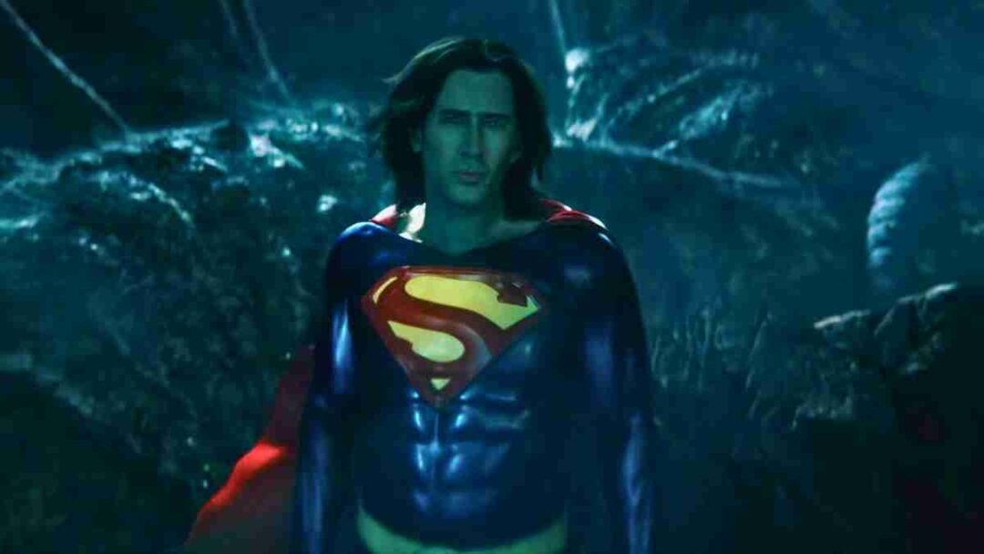 Nicolas Cage sebagai superman