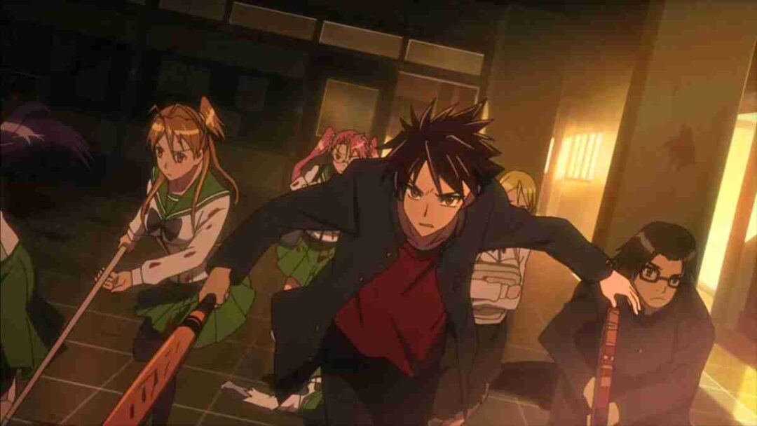 anime zombie Highschool of the Dead