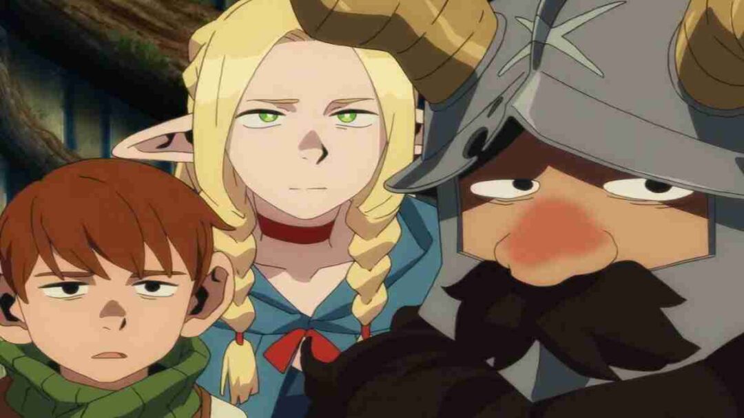 chilchuck, marcille, dan senshi di delicious in dungeon