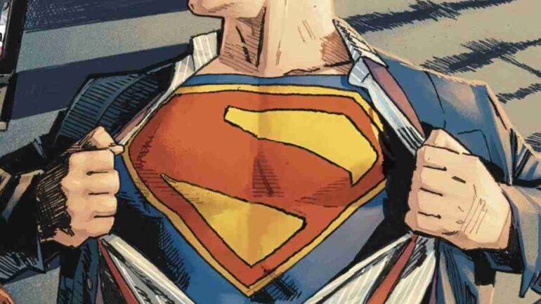 ilustrasi logo film superman terbaru james gunn
