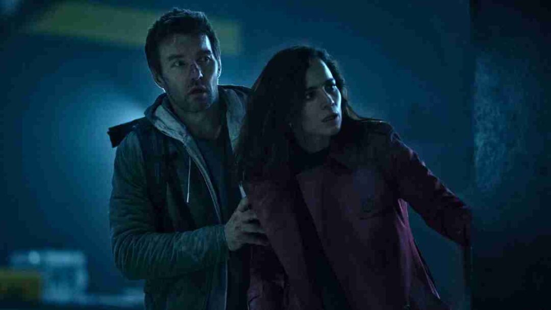 gambar Joel Edgerton dan Alicia Braga di serial Dark Matter