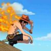 gambar karakter Portgas D Ace dari anime One Piece