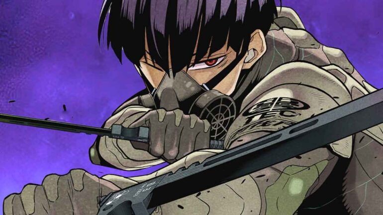 Gambar karakter Soshiro Hoshina dari seri manga dan anime Kaiju No 8