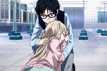 adegan salah satu serial anime tersedih yang berjudul Your Lie in April