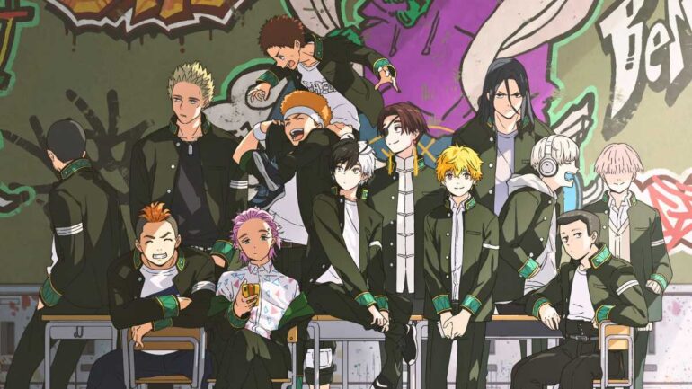 gambar anggota geng bofurin kelas 1 di wind breaker