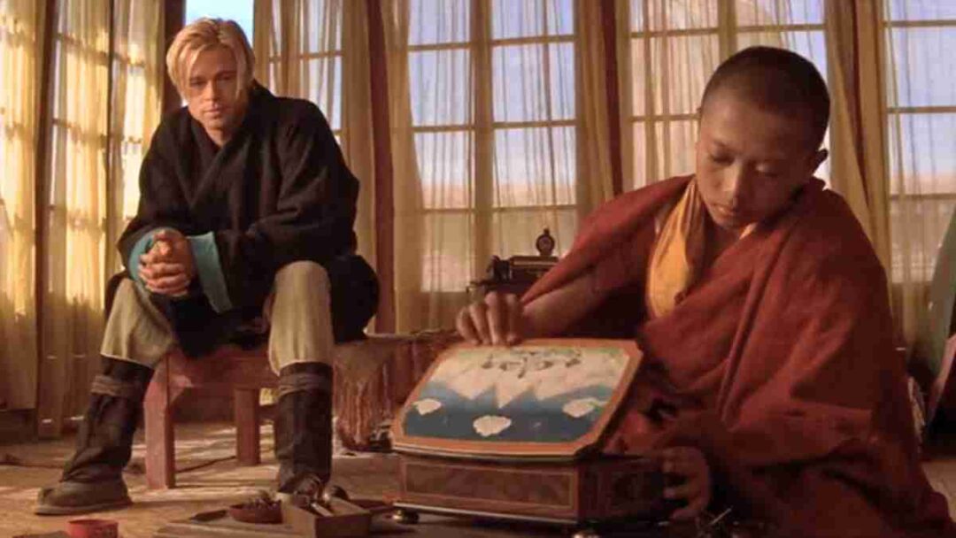 brad pitt dalam film Seven Years in Tibet