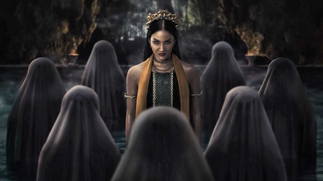gambar potongan poster film horor indonesia berjudul Badarawuhi di Desa Penari