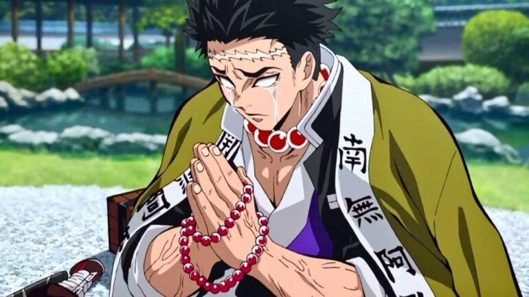 gambar karakter gyomei himejima dari anime demon slayer
