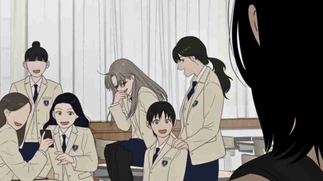 han sol di kelas bersama teman-temannya