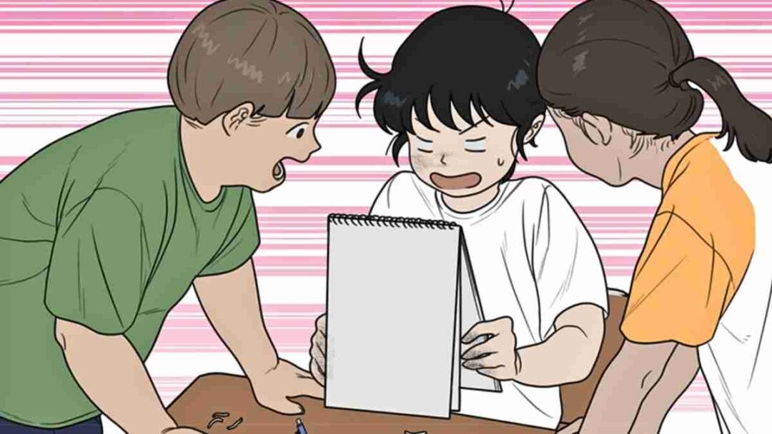 han sol menyadari bakat gambarnya
