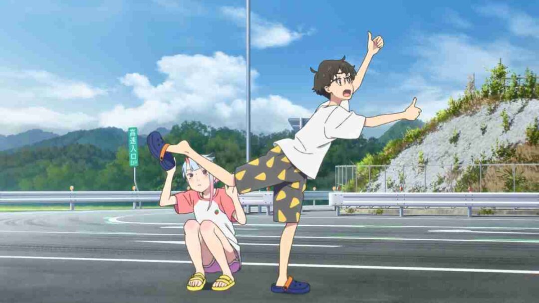 gambar karakter hiiragi dan tsumugi dari film anime my oni girl