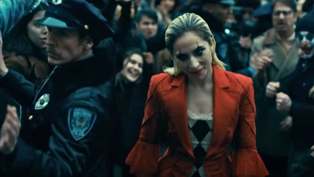 gambar lady gaga sebagai harleen quinzel di film joker folie a deux
