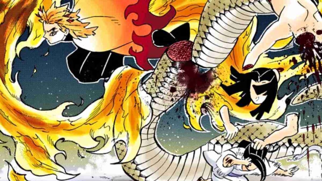 obanai diselamatkan ayah kyojuro, shinjuro rengoku