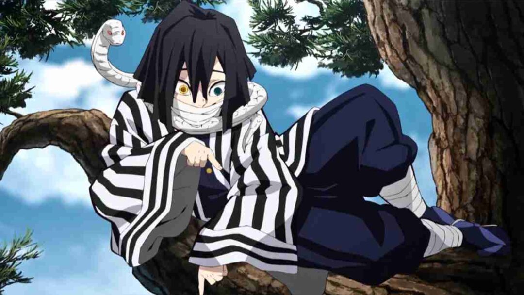obanai iguro sang hashira ular di kimetsu no yaiba