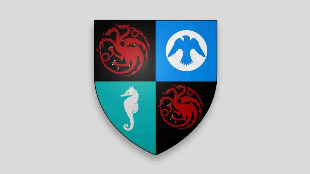simbol rhaenyra targaryen dan pihak black