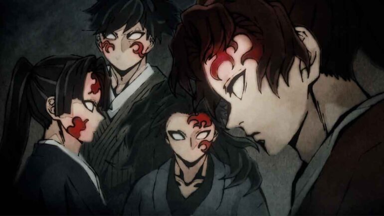 tanda pembasmi iblis di kimetsu no yaiba
