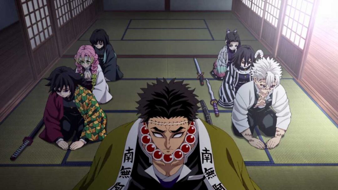 gambar adegan Hashira Training arc demon slayer